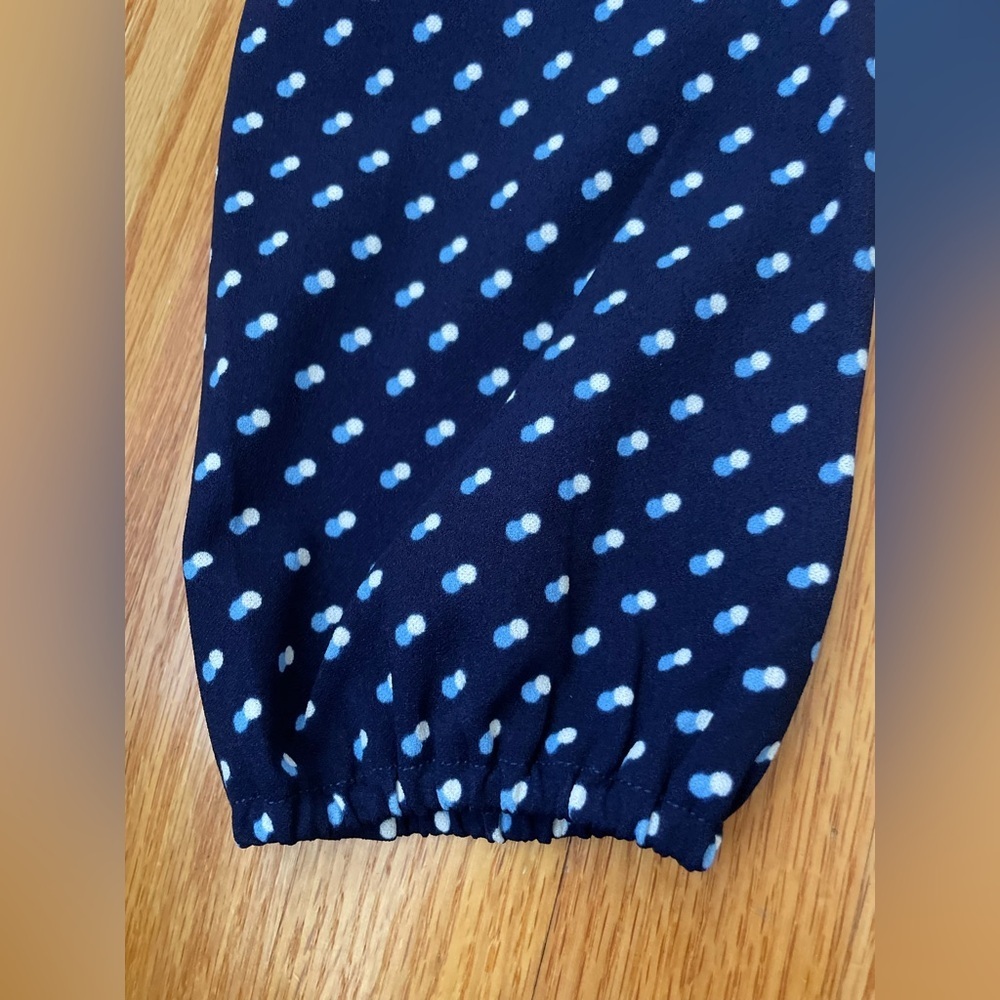 NWT! Talbots Navy Blue Dress Shirt - Picture 5 of 9